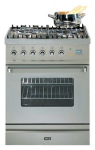 ILVE T-60W-VG Stainless-Steel Kitchen Stove Photo