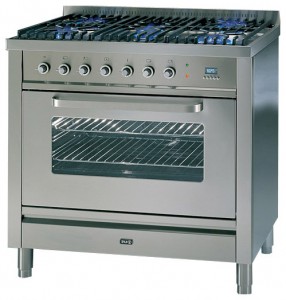 ILVE T-90W-MP Stainless-Steel Dapur foto