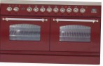 ILVE PDN-120F-MP Red Kitchen Stove