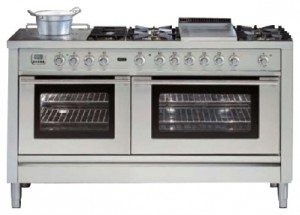 ILVE PL-150FS-VG Stainless-Steel Stufa di Cucina Foto