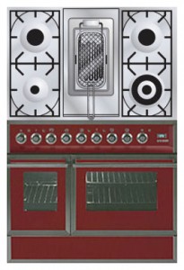 ILVE QDC-90RW-MP Red Кухонная плита фотография