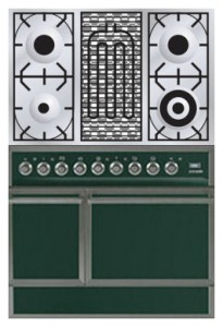 ILVE QDC-90B-MP Green Кухонная плита фотография