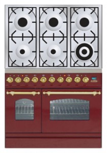 ILVE PDN-906-MP Red Kitchen Stove Photo
