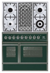 ILVE QDC-90BW-MP Green Кухонная плита фотография