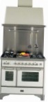 ILVE MDE-100-MP Red Kitchen Stove