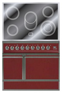 ILVE QDCE-90-MP Red 厨房炉灶 照片