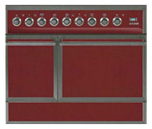 ILVE QDC-90F-MP Red Virtuvės viryklė nuotrauka