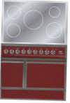 ILVE QDCI-90-MP Red Virtuvės viryklė