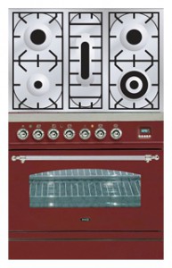 ILVE PN-80-VG Red Кухонная плита фотография