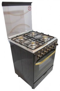 Fresh 60x60 ITALIANO brown st. st. top 厨房炉灶 照片