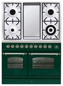 ILVE PDN-100F-VG Green Virtuves Plīts foto