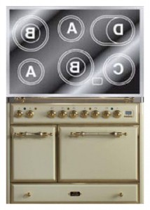 ILVE MCDE-100-E3 White موقد المطبخ صورة فوتوغرافية