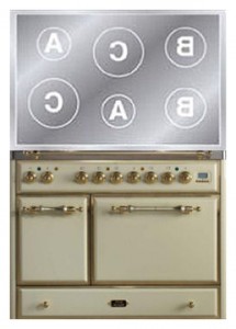 ILVE MCDI-100-E3 White 厨房炉灶 照片