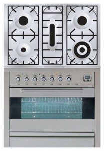 ILVE PF-90-VG Stainless-Steel Cuisinière Photo