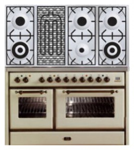 ILVE MS-120BD-VG Antique white 厨房炉灶 照片