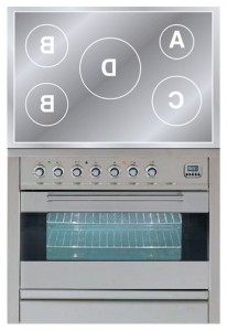 ILVE PFI-90-MP Stainless-Steel Кухонная плита фотография