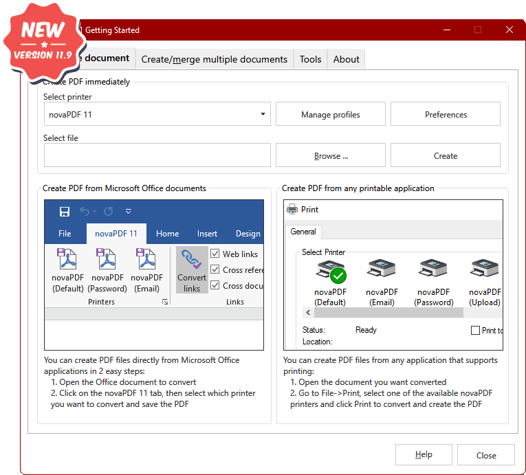 novaPDF Lite 11 Key (Lifetime  / 1 PC) 4.24 usd