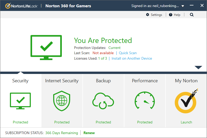 Norton 360 for Gamers 2021 EU Key (1 Year / 3 Devices) 9.02 usd