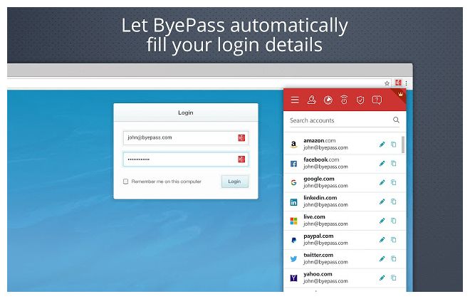 iolo ByePass Password Manager Key (1 Year / 1 PC) 12.7 usd