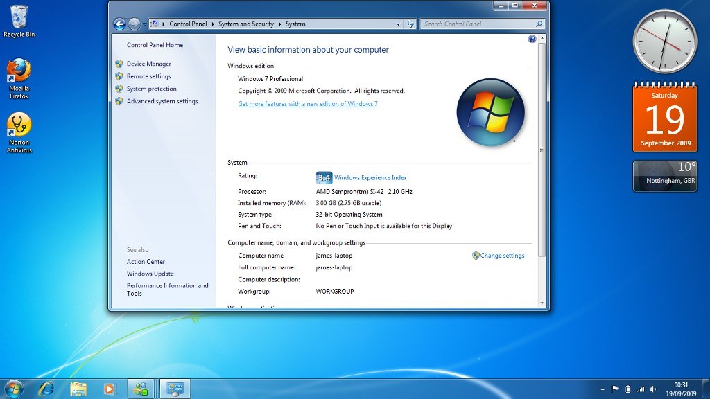 Windows 7 Home Basic OEM Key 19.76 usd