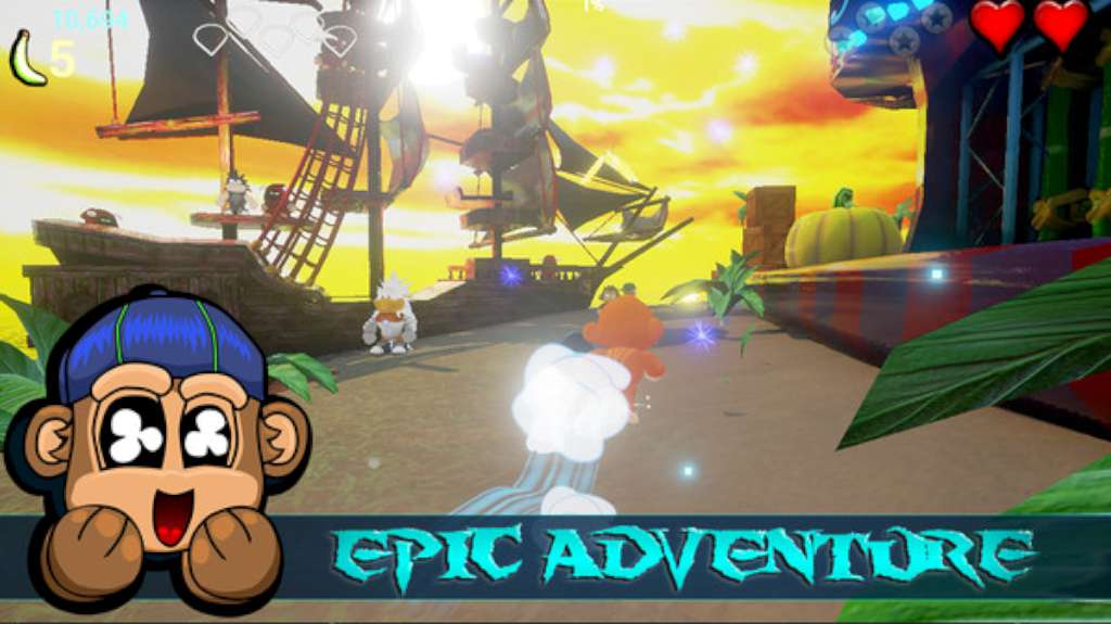 Monkey Land 3D: Reaper Rush Steam CD Key 1.98 usd