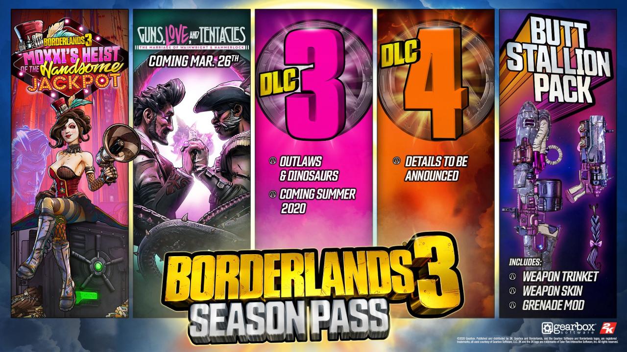 Borderlands 3 - Season Pass DLC EU Steam CD Key 12.68 usd