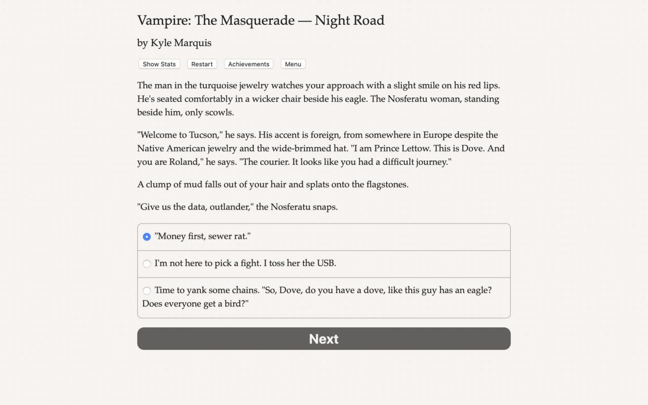 Vampire: The Masquerade - Night Road Steam CD Key 10.21 usd