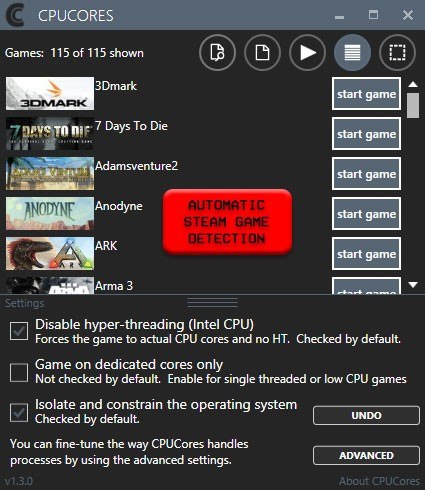 CPUCores :: Maximize Your FPS Steam Altergift 18.26 usd