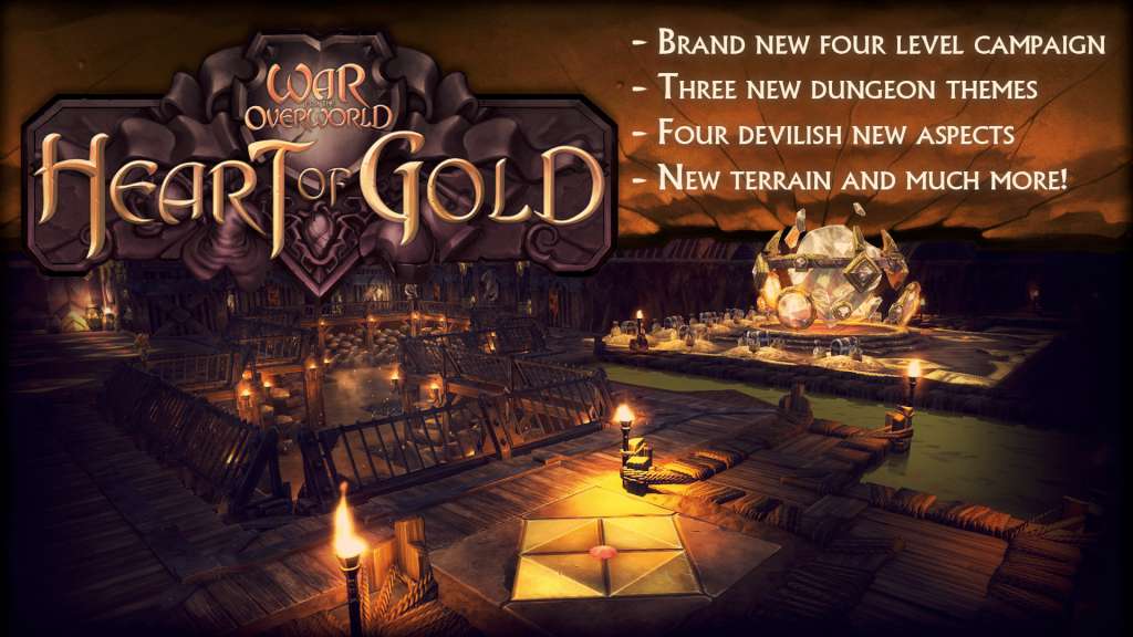 War for the Overworld - Heart of Gold DLC Steam CD Key 3.68 usd