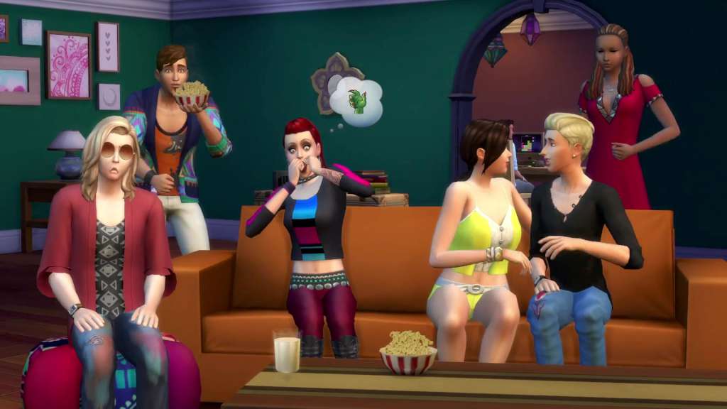 The Sims 4 - Movie Hangout Stuff DLC Origin CD Key 9.37 usd