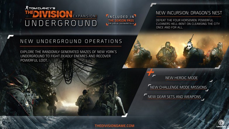 Tom Clancy's The Division - Underground DLC Ubisoft Connect CD Key 11.05 usd