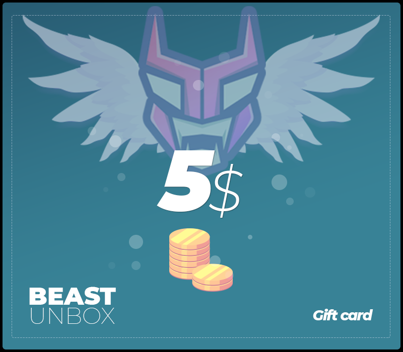 BeastUnbox.com $5 Gift Card 5.53 usd