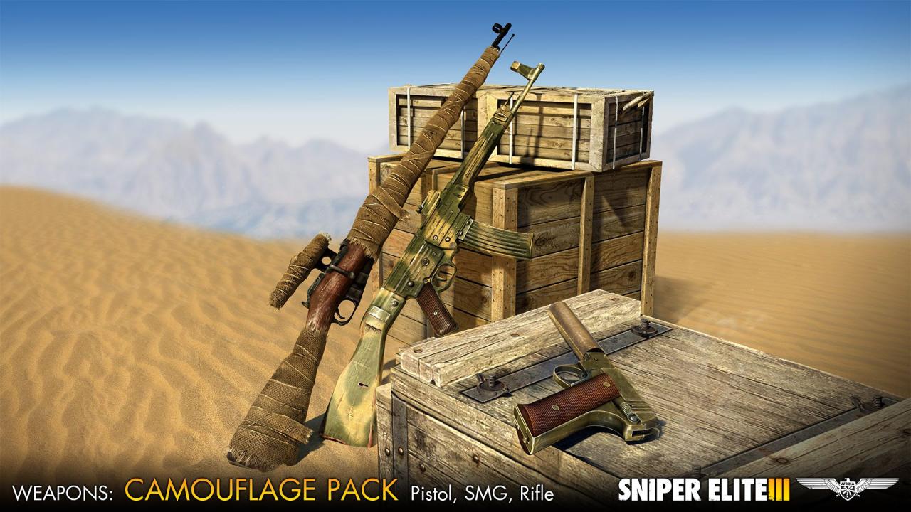 Sniper Elite III - Camouflage Weapons Pack DLC Steam CD Key 2.25 usd