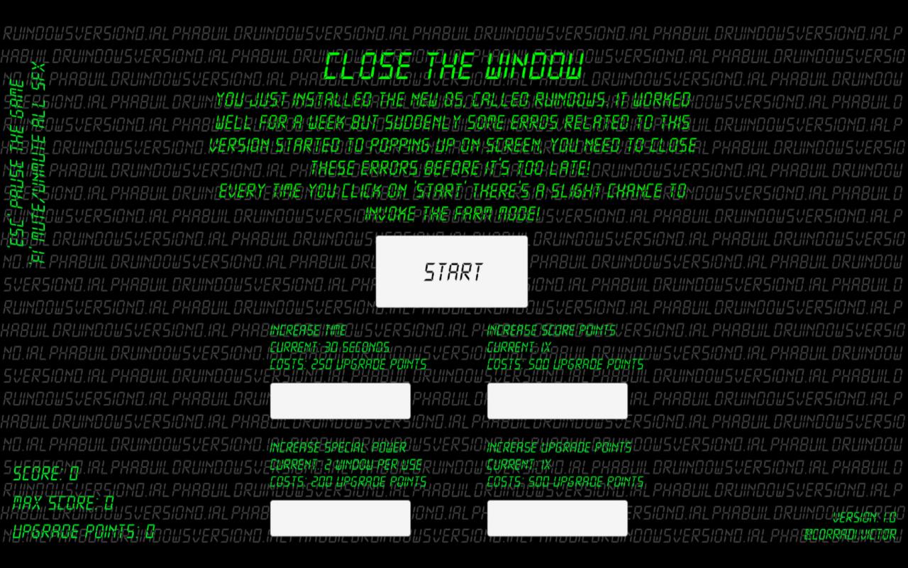 Close the Window! Steam CD Key 0.24 usd