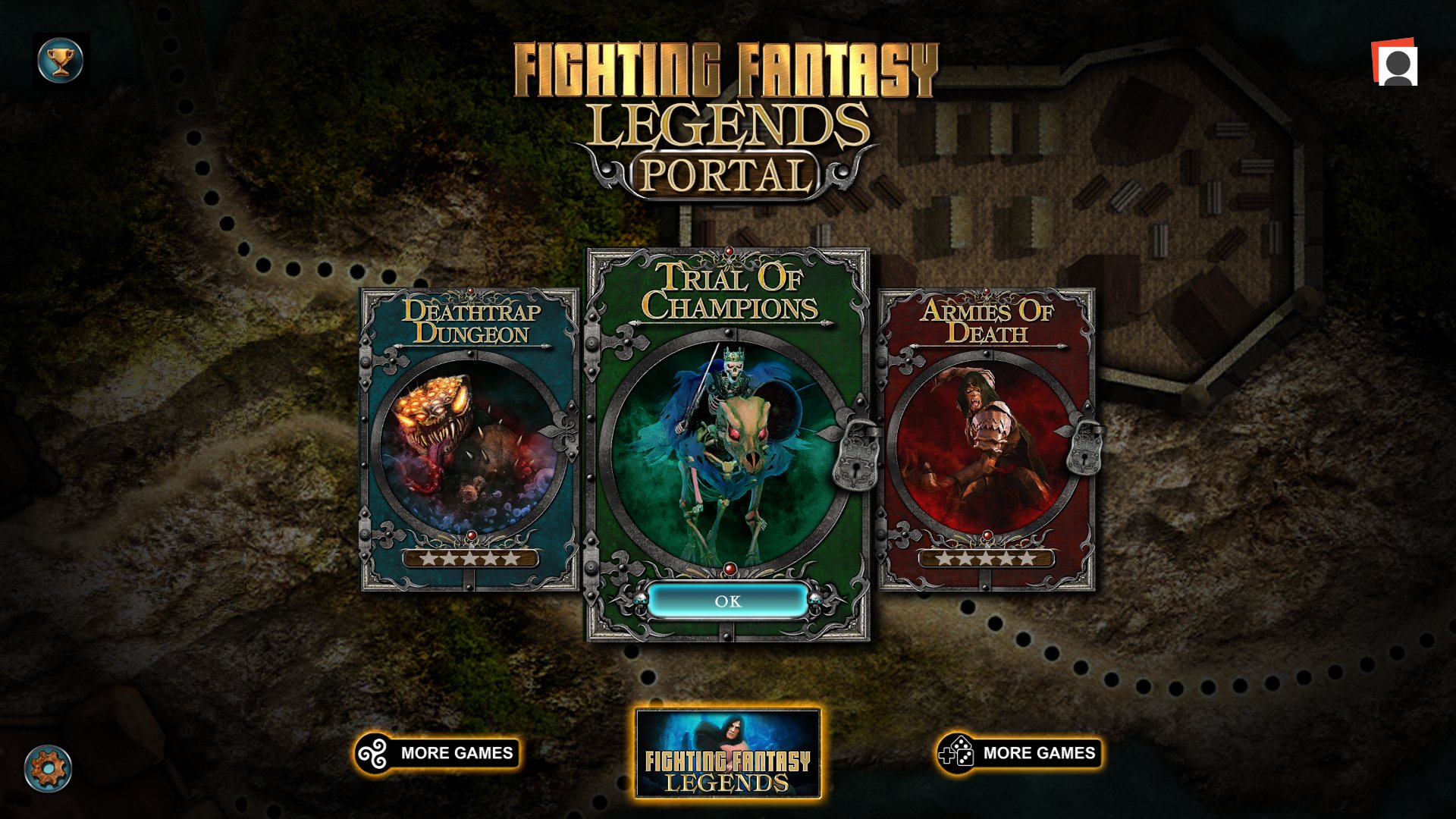 Fighting Fantasy Legends Portal Steam CD Key 2.14 usd