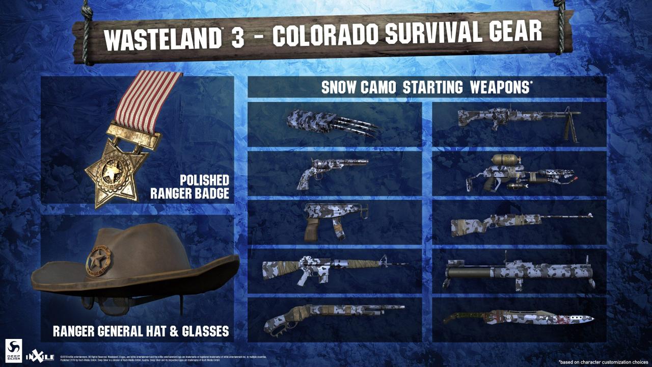 Wasteland 3 - Colorado Survival Gear DLC Steam CD Key 1.63 usd