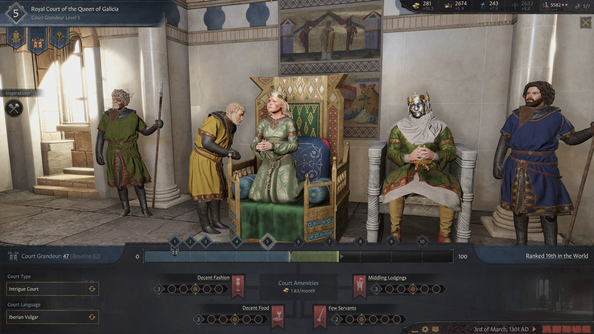 Crusader Kings III - Royal Court DLC Steam CD Key 18.28 usd