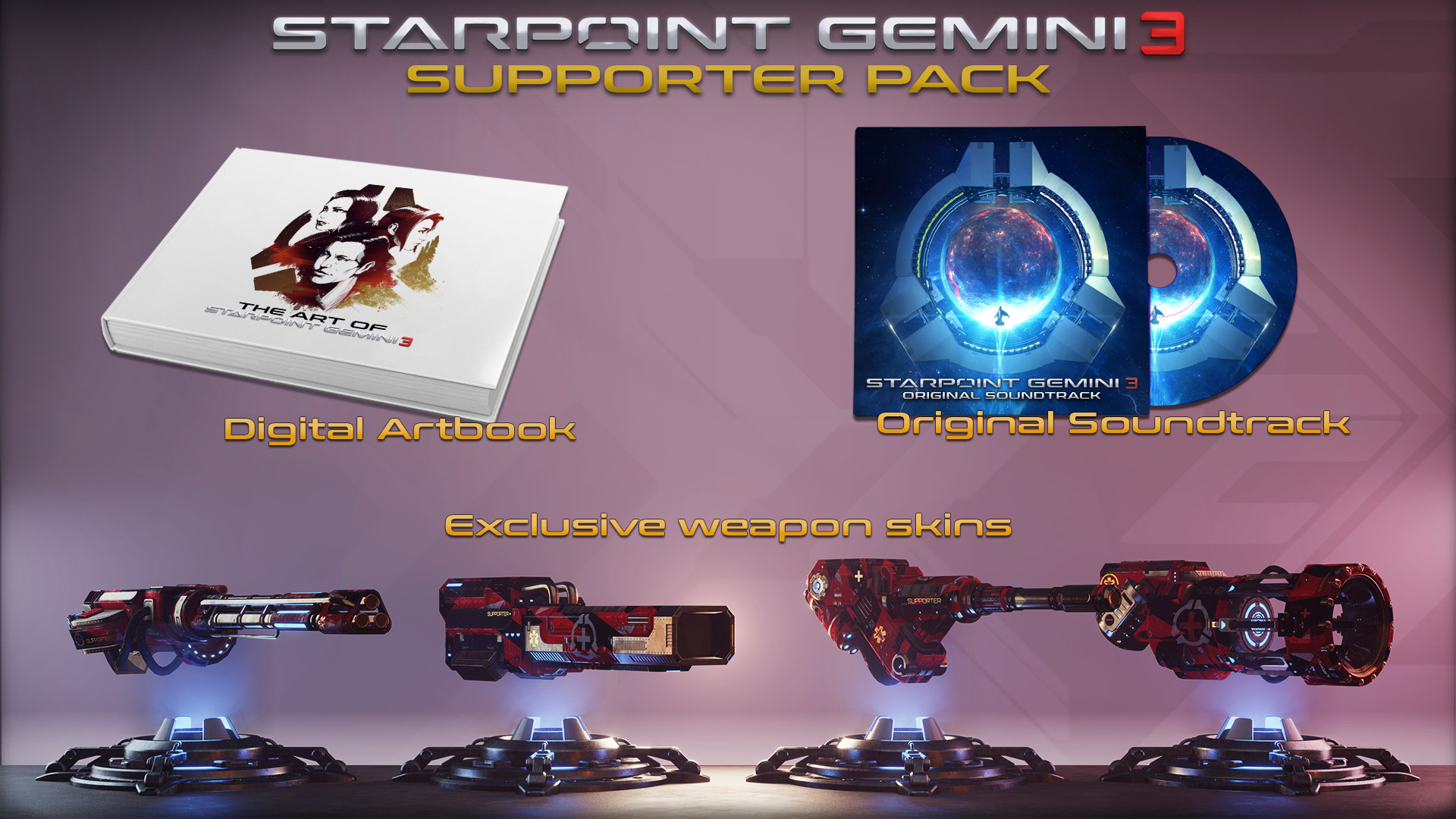 Starpoint Gemini 3 - Supporter Pack DLC Steam CD Key 0.89 usd