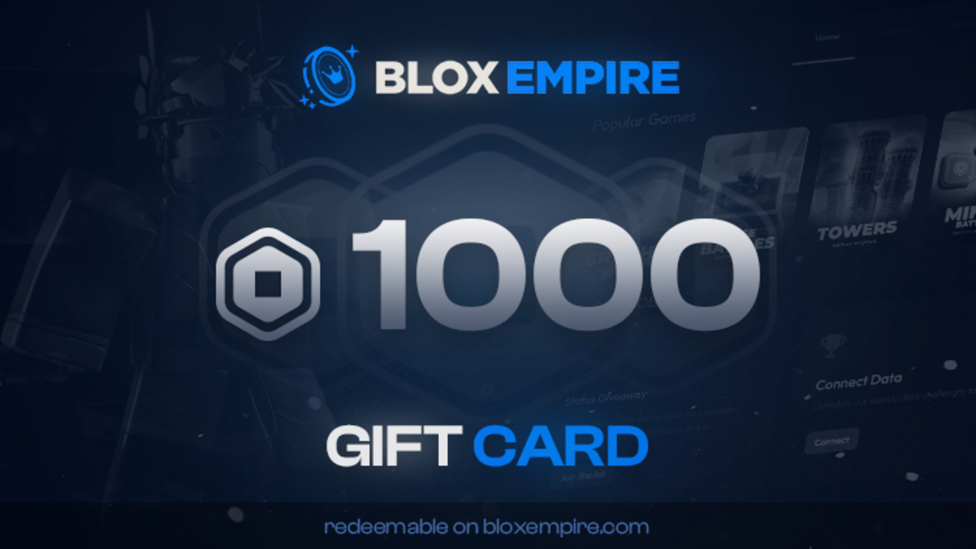 Bloxempire 1,000 Balance Gift Card 2.76 usd