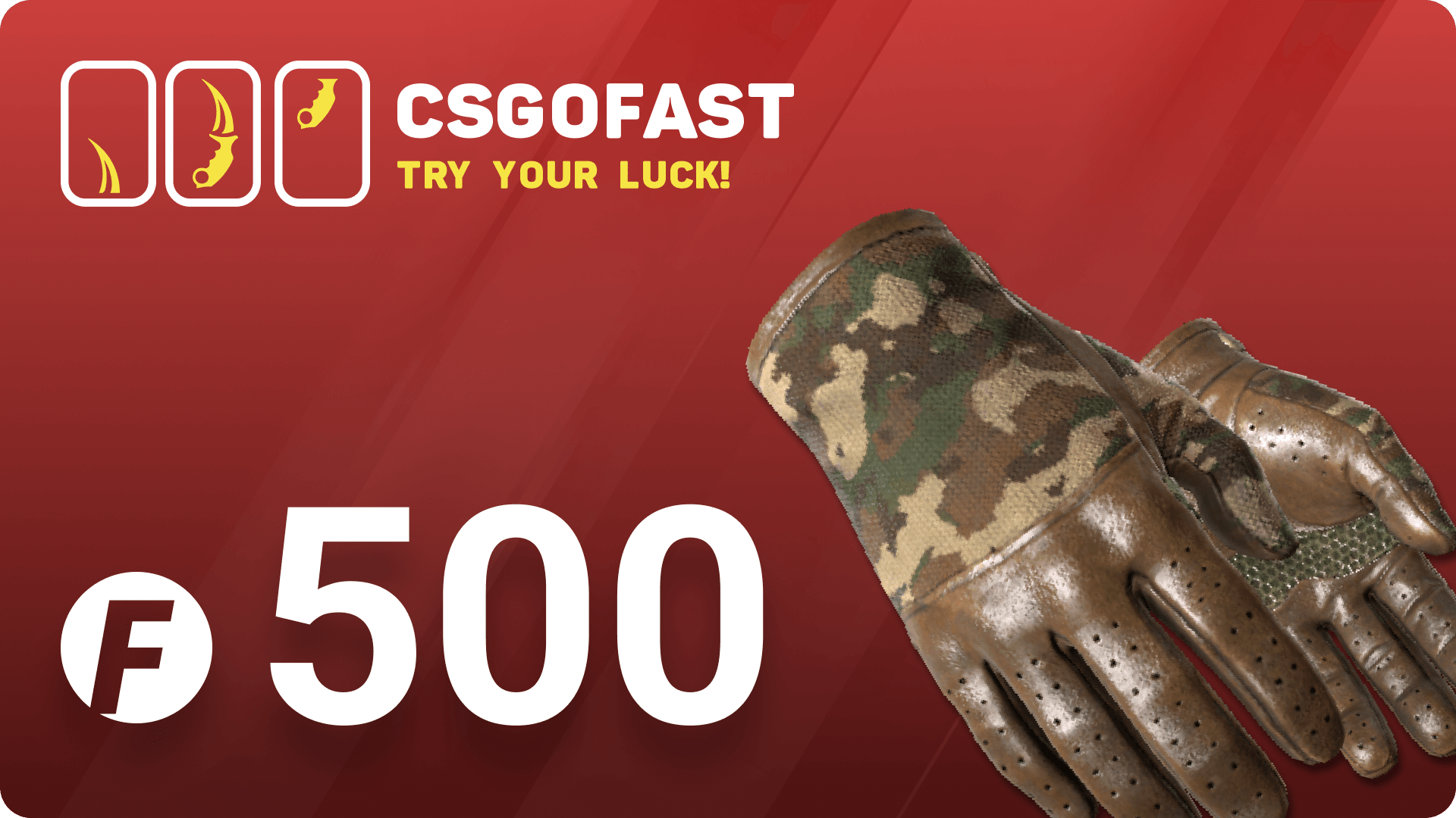 CSGOFAST 500 Fast Coins Gift Card 353.1 usd