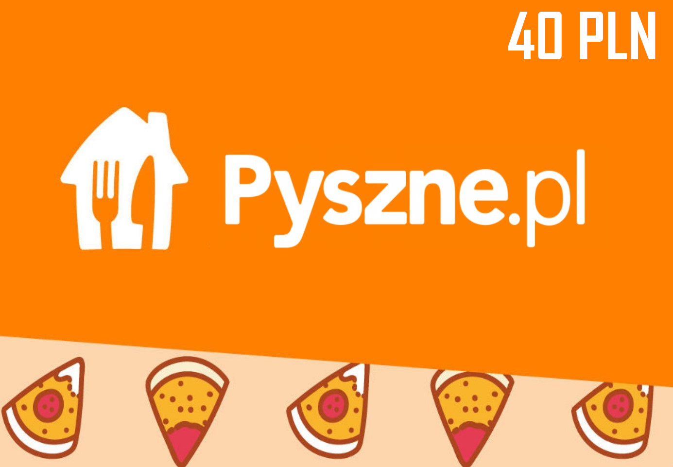 Pyszne.pl 40 PLN Gift Card PL 11.82 usd