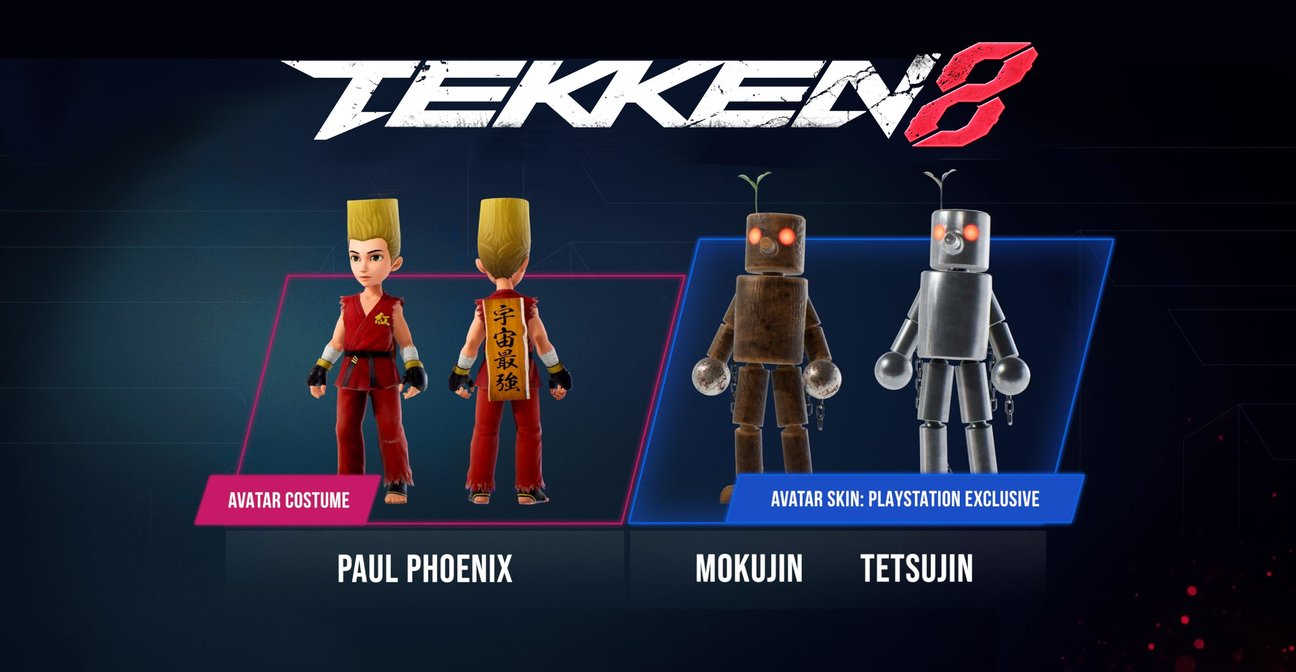 TEKKEN 8 - Pre-order Bonus: Paul Pheonix Set + Mokujin & Tetsujin Skins DLC EU PS5 CD Key 0.68 usd