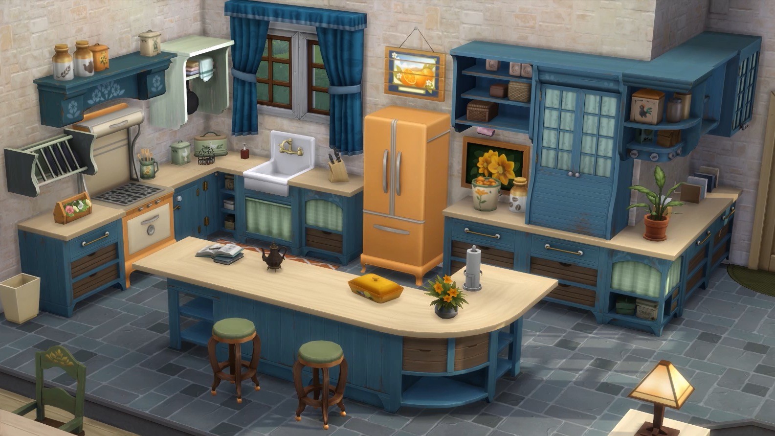 The Sims 4 - Country Kitchen Kit DLC Origin CD Key 7.59 usd