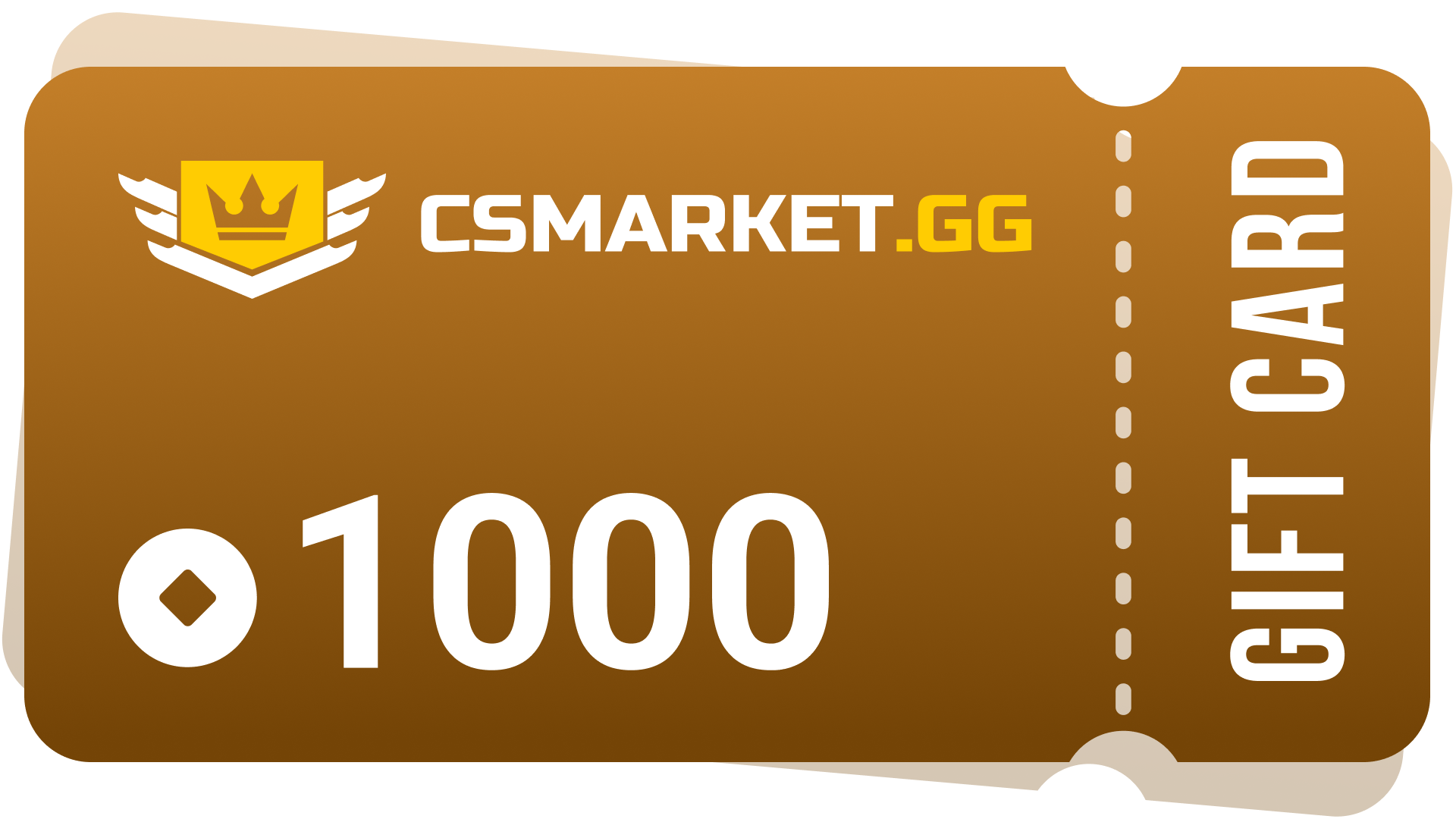 CSMARKET.GG 1000 Gems Gift Card 669.33 usd