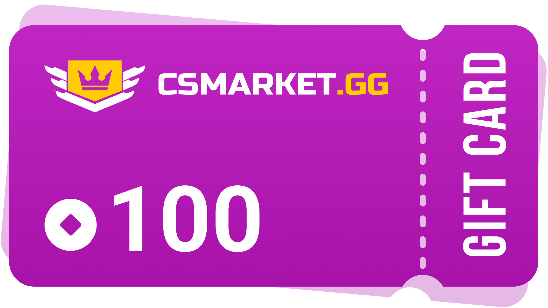 CSMARKET.GG 100 Gems Gift Card 68.32 usd