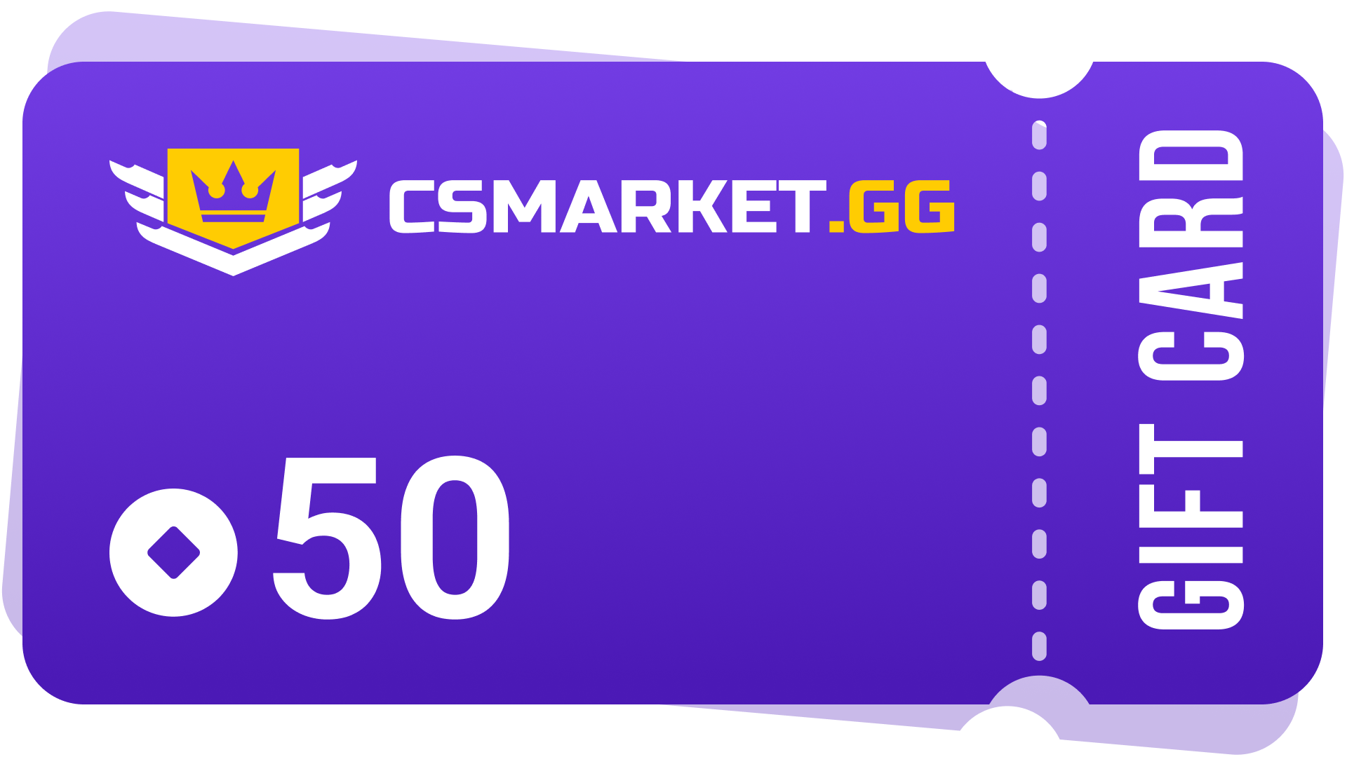 CSMARKET.GG 50 Gems Gift Card 34.22 usd