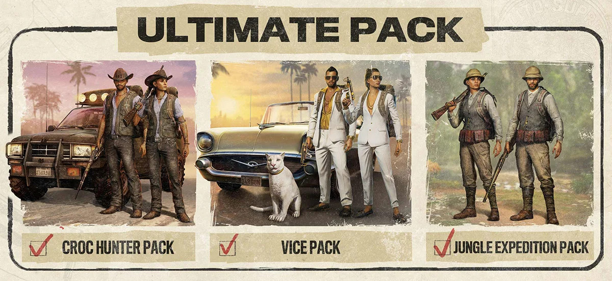 Far Cry 6 - Ultimate Pack DLC EU PS4 CD Key 9.03 usd