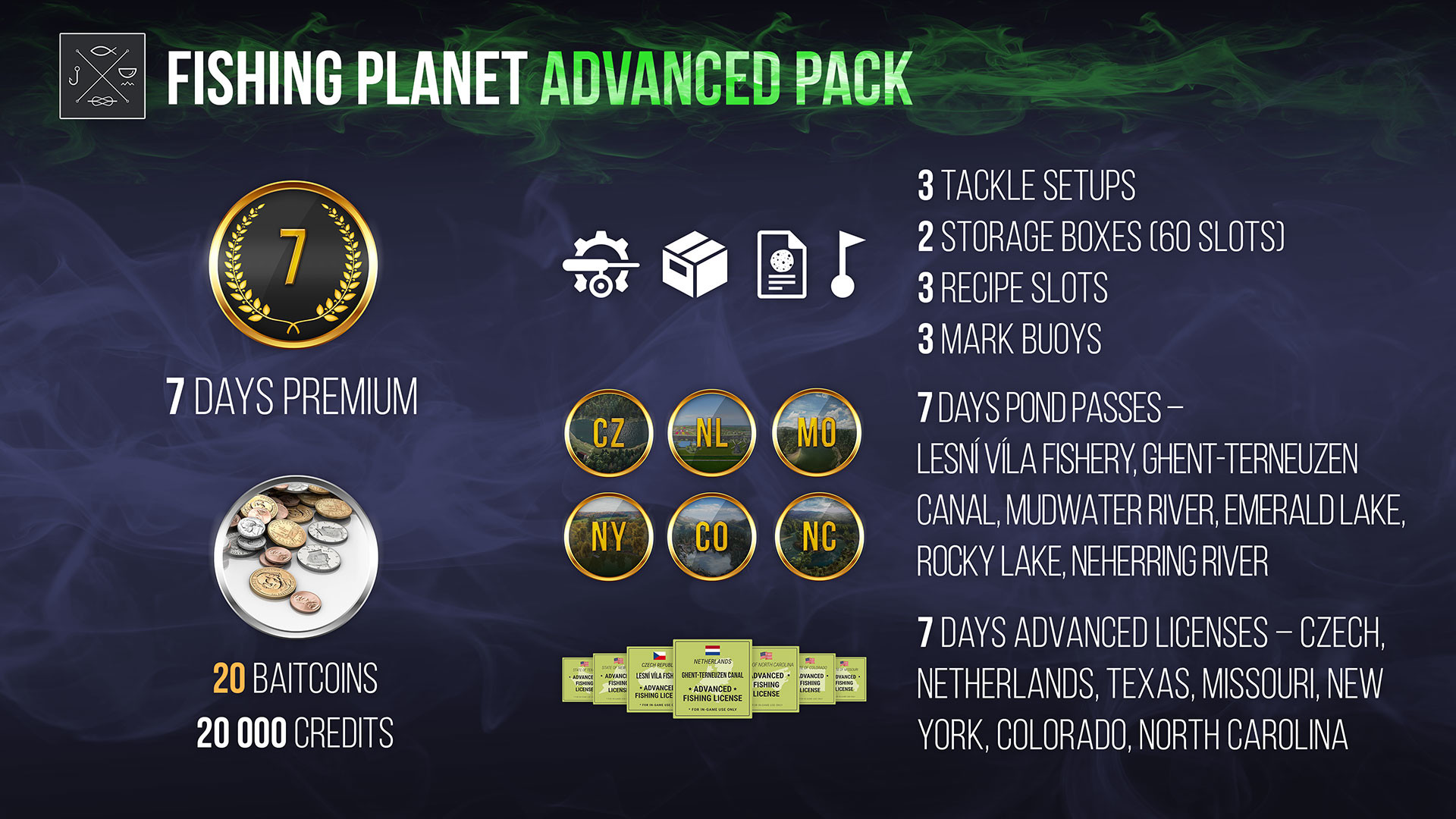 Fishing Planet - Advanced Pack DLC EU v2 Steam Altergift 26.25 usd