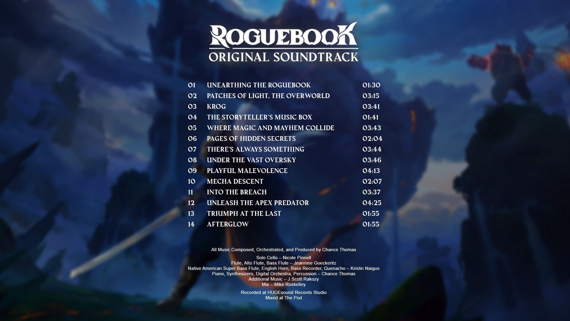 Roguebook - Original Soundtrack DLC Steam CD Key 2.01 usd