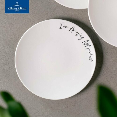 Тарелка для завтрака 21 см, I'am Amazing. Not Perfect/Удивительная. Не идеальная, Statement, Villeroy & Boch, Премиум-Фарфор фото